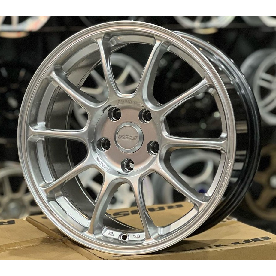 velg mobil VOLK RAYS ZE40 ring 17 Pcd 5x114,3 velg racing hrv,xpander,innova,civic,ertiga dll