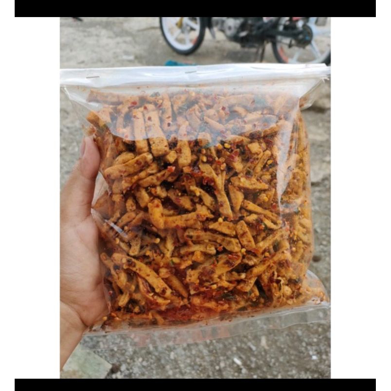 

basreng pedas daun jeruk kemasan 250gram