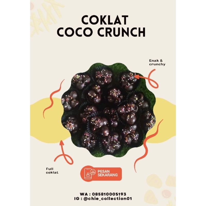 

Kue Coklat Koko Crunch / Kue Kering Coco Crunch springkle (isi lebih banyak)