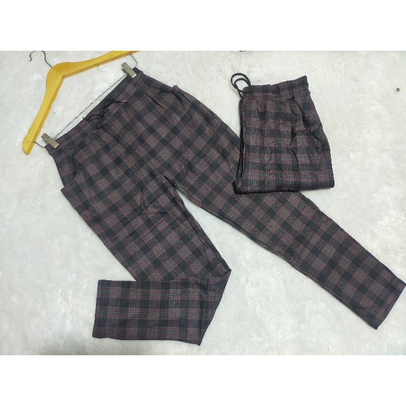 CELANA WANITA IMPORT PREMIUM KOTAK KOTAK