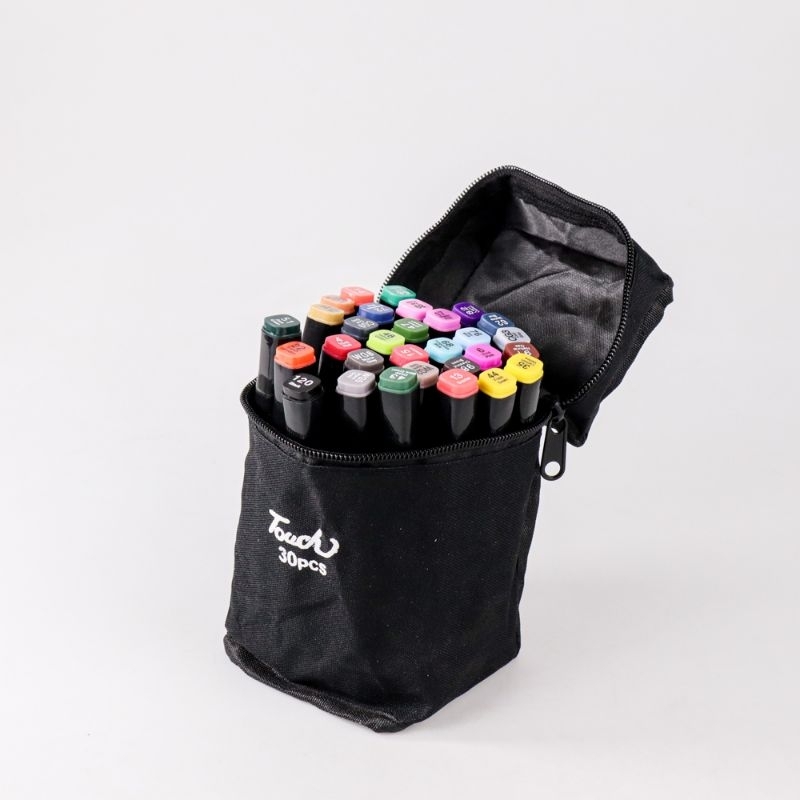 

TOUCH Spidol Dual Side Fine Art Marker 30 Colour - Spidol Warna Warni Dapat 30 pcs Multiwarna All In One