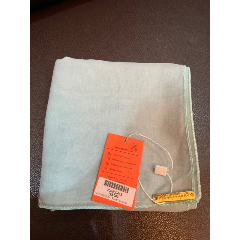 Hijab daily Paris Nada Puspita new pastel turquise