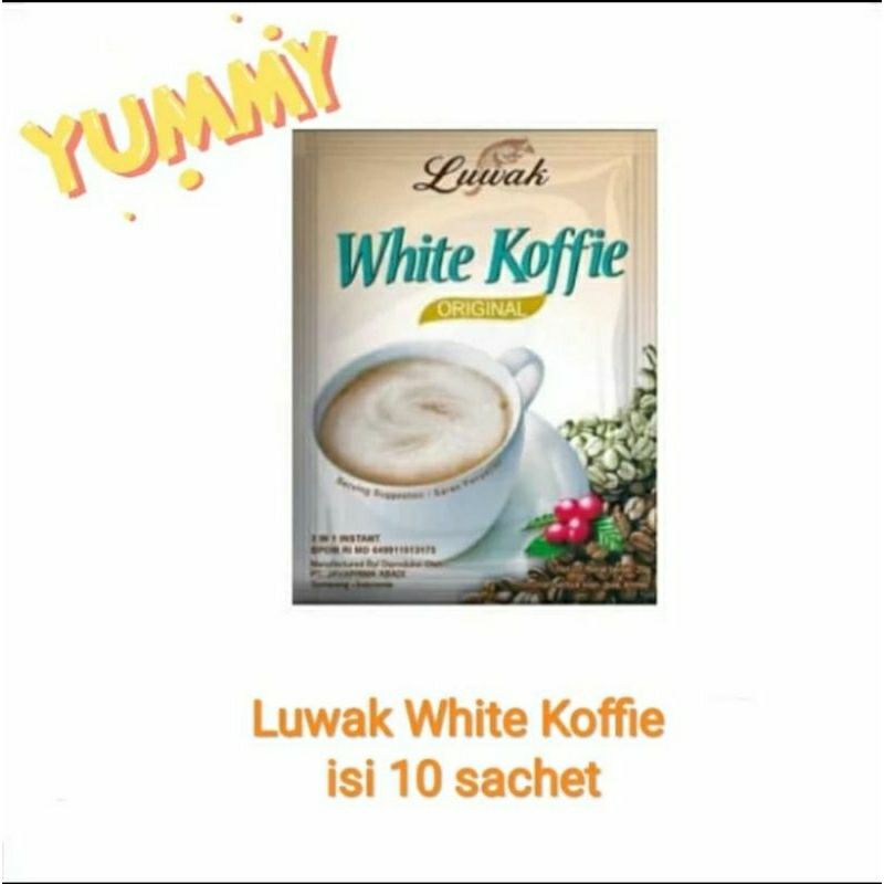 

kopi luwak white koffie isi 10 sachet | coffee