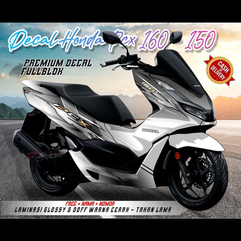 Decal pcx 160 stiker full body honda new pcx 160