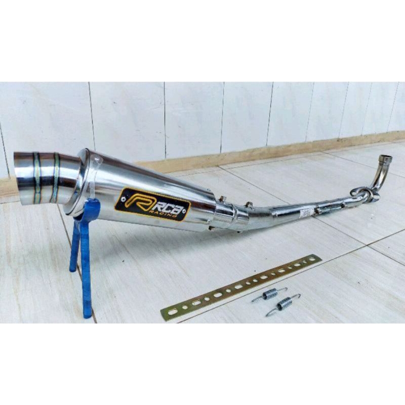Knalpot Racing Rcb Supra X 125, Supra lama Fit x 110 Revo Fit Absolute