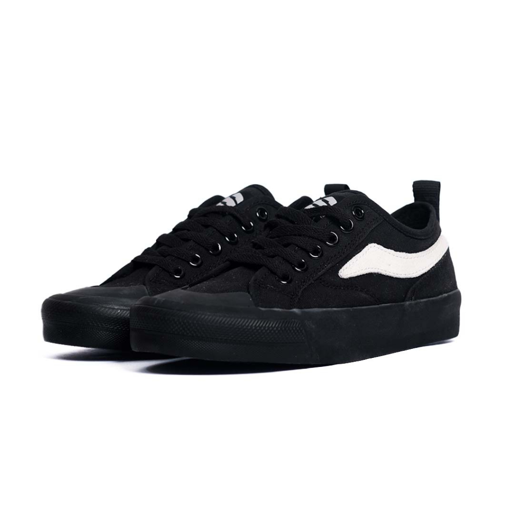 SABA Veron All Black - Sepatu Sneakers Casual Pria Wanita