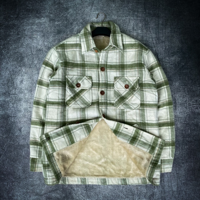 FLANEL JAKET SHERPA VETERANO RARE GRADASI SEPERTI HNM