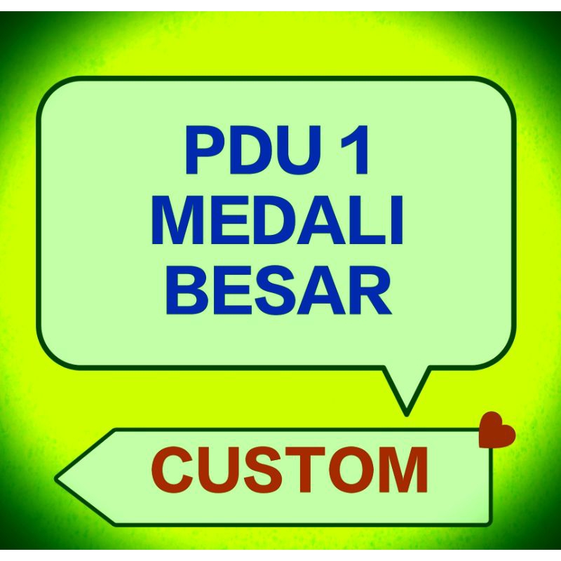 SATYA LENCANA PDU 1 MEDALI BESAR