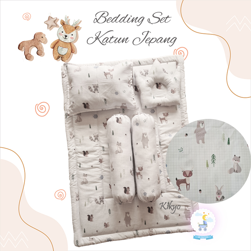 Bedding Set Baby Katun Jepang Corca / Bedding Set Bayi / Baby Bedding / Bedding Baby