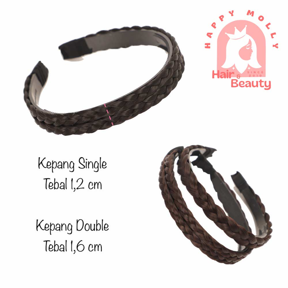 Bando Kepang Natural - Fashion Rambut Wanita Korea Wig W8186 ( Group )