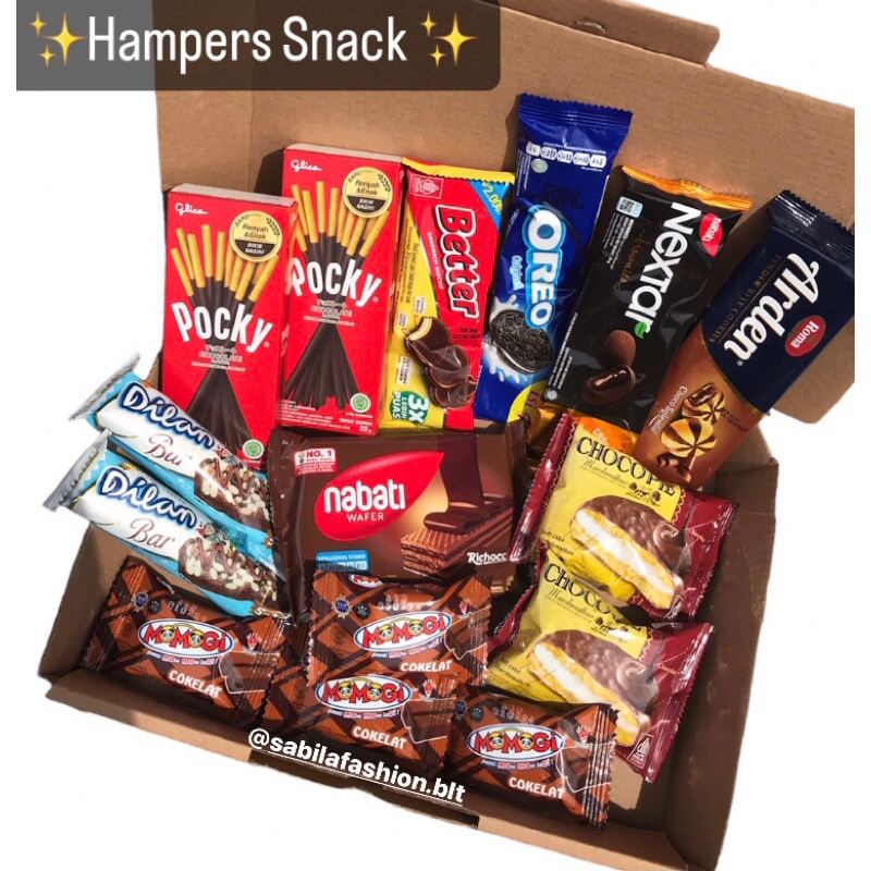 

GIFT BOX SNACK HAMPERS KADO CEWEK SNACK ESTHETIC PAKET LENGKAP MURAH