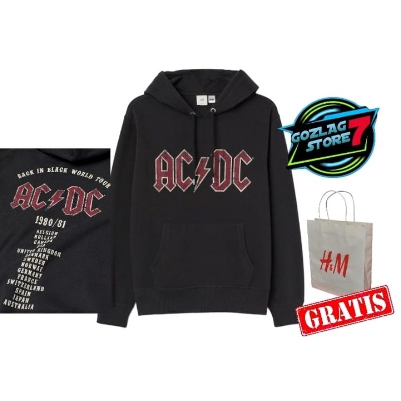 Hoodie yunisex hoodie h&amp;m hnm AC DC Hoodie AC DC sweatwer