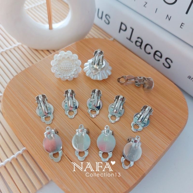 Klip jepit anting 10mm isi 10pcs