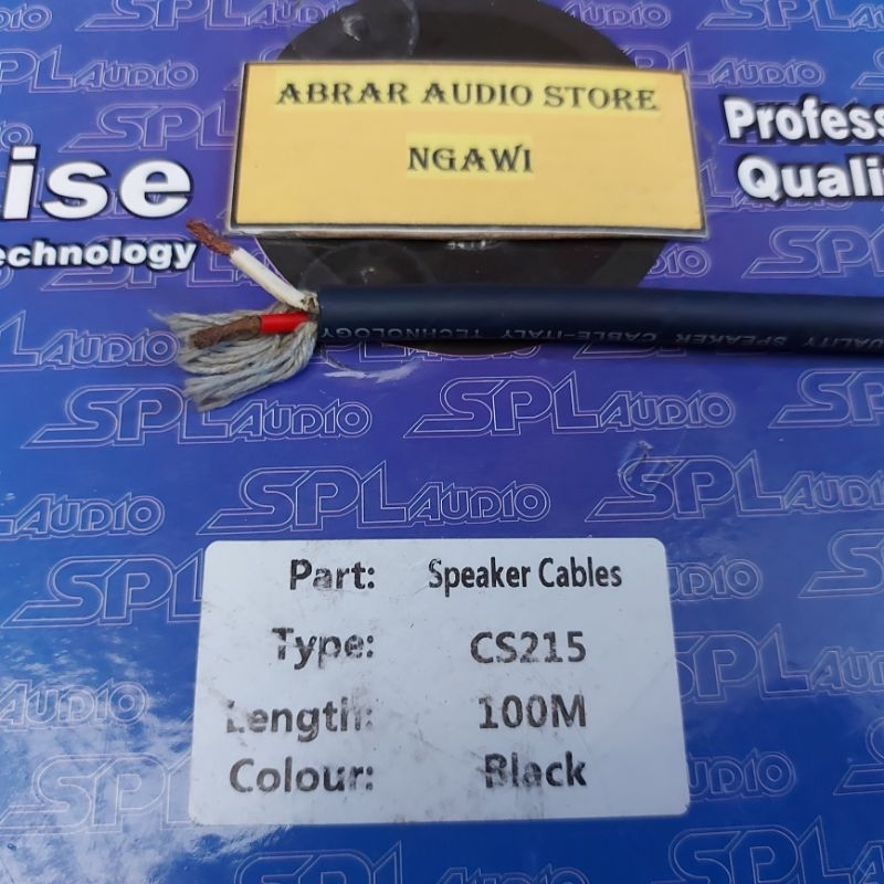 Kabel SPL Audio CS-215 (2x1,5) 50 Meter CS215 50M