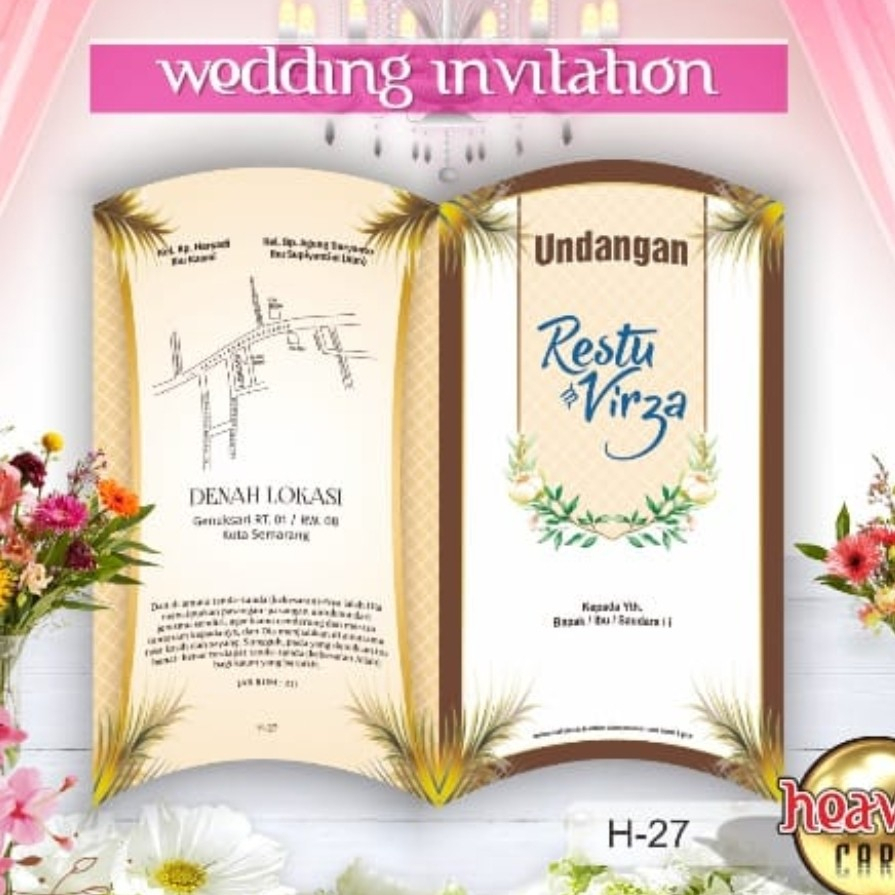 

Undangan pernikahan Heaven 27 - 32