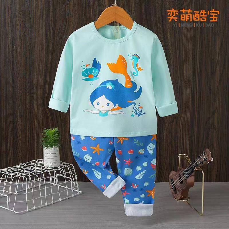 KUBAO BAJU TIDUR ORGANIK ANAK 1-9 TAHUN | PP003 | PIYAMA IMPORT ANAK | SETELAN TIDUR IMPORT BAHAN KATUN ORGANIK