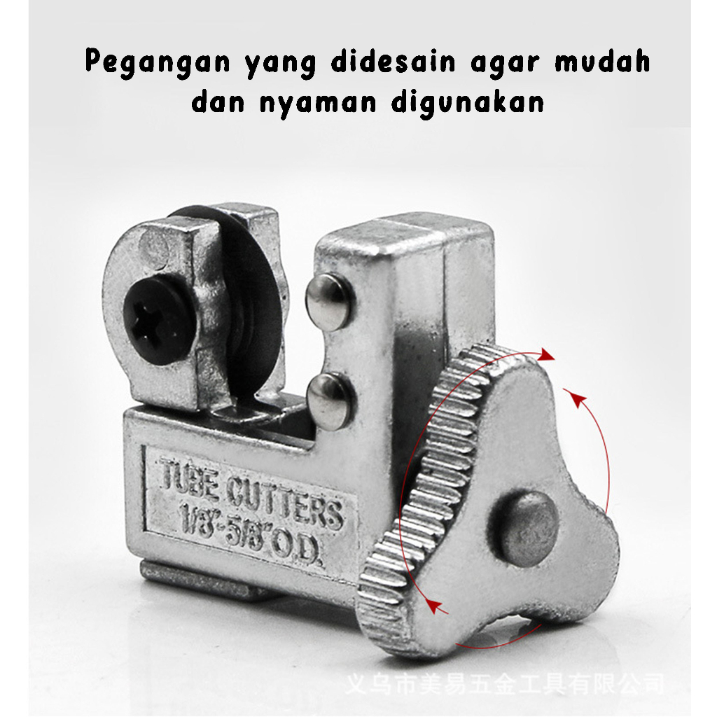 alat pemotong pipa tembaga ac kulkas besi pipe kecil Cutter Pipa Mini Tube Cutter