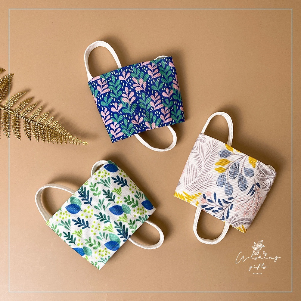 Cup Holder Bag Cup Sleeve Cup Holder Tas Boba Tas Gelas Tas Kanvas Gelas Minum Tas Minuman