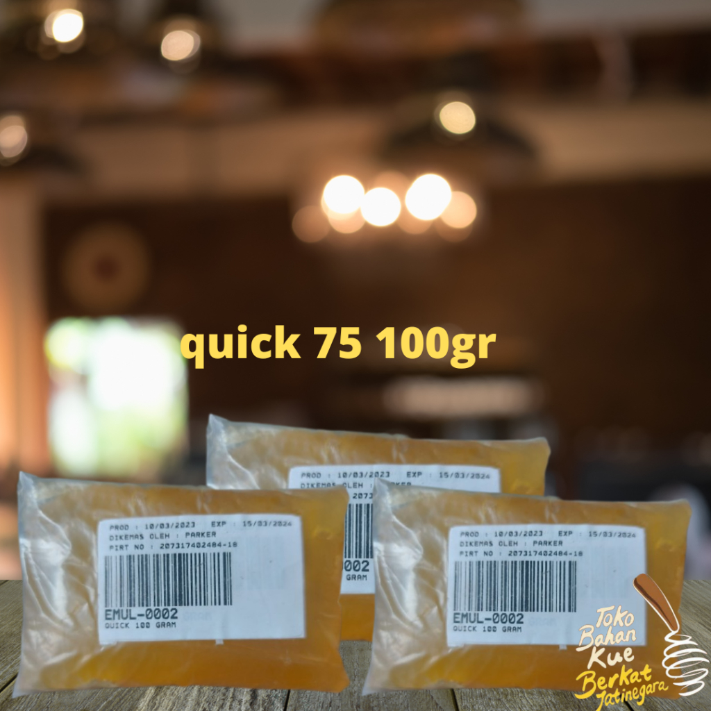 

QUICK 75 KEMASAN REPACK 100GR / PENGEMULSI / EMULSIFIER