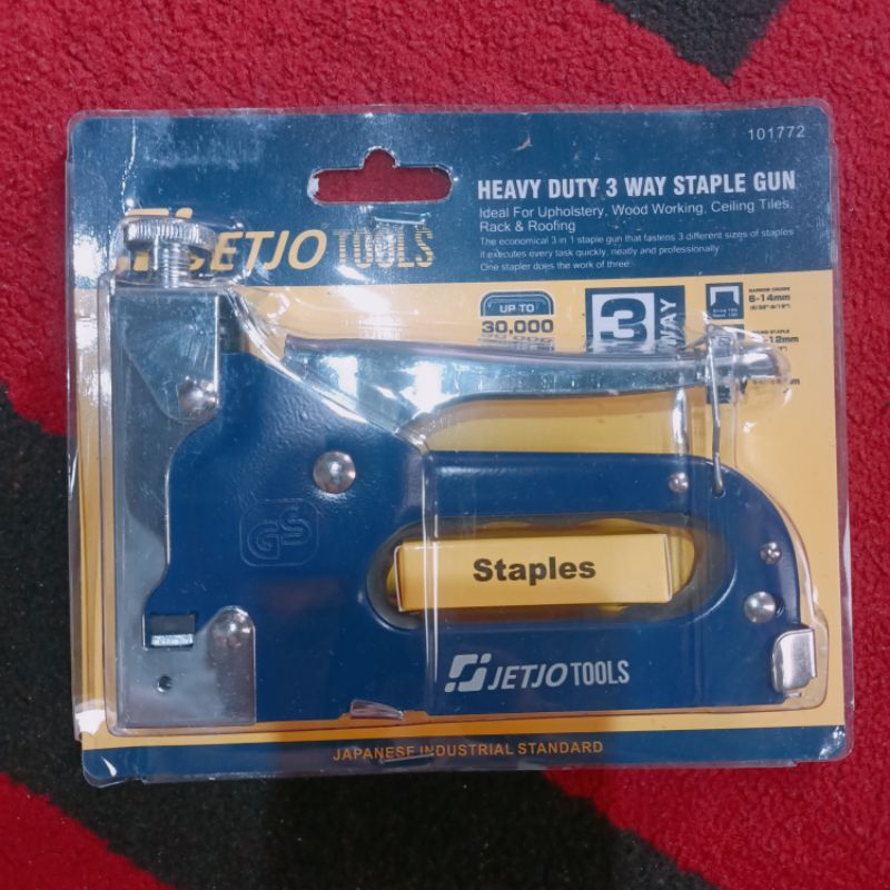 

Staples 6-14mmJETJO TOLS 101772 3IN1 staple Gun tracker LAKONI PRO