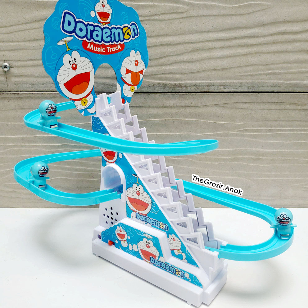 Slide Doraemon Mainan Seluncur Tangga Doraemon Naik Turun Ada Musik Lampu