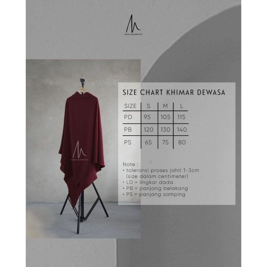 FREEBOOKED IZZAH KHIMAR MUSLIMAH BASIC