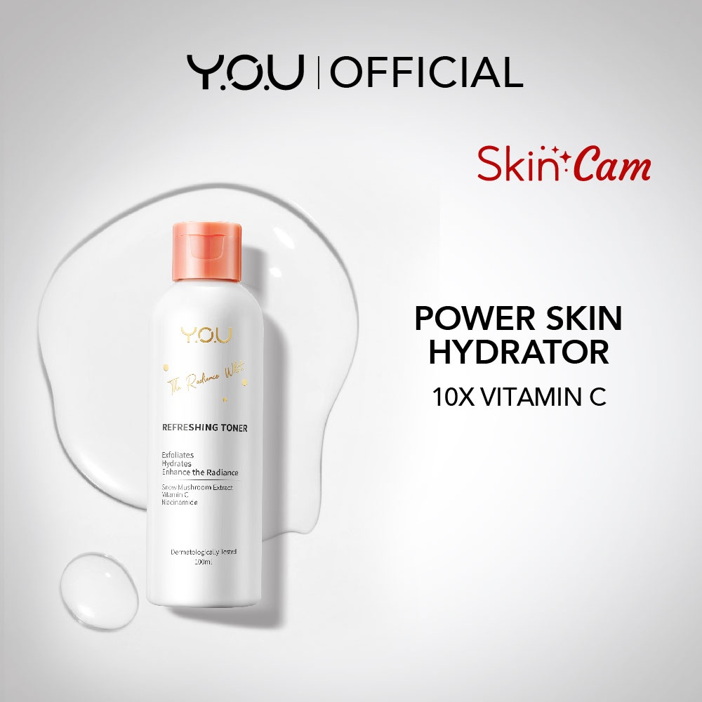 YOU The Radiance White Essential Toner Mencerahkan Wajah Hydrate Face Toner you