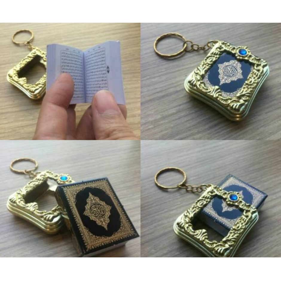 GANTUNGAN KUNCI AL QUR'AN EMAS - AL QUR'AN MINI - AL QUR'AN EMAS MINI CUTE DAN BAGUS