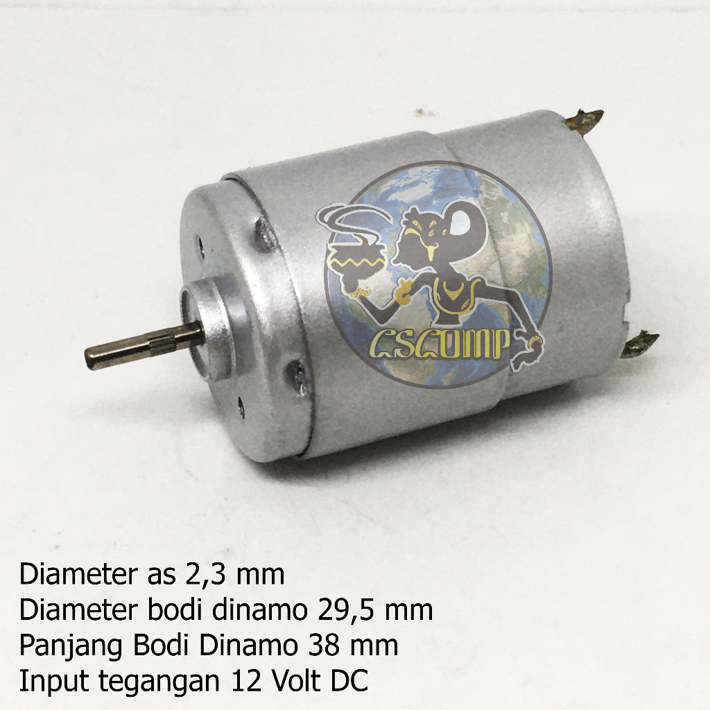 Dinamo 12 Volt DC High Speed &amp; Torsi
