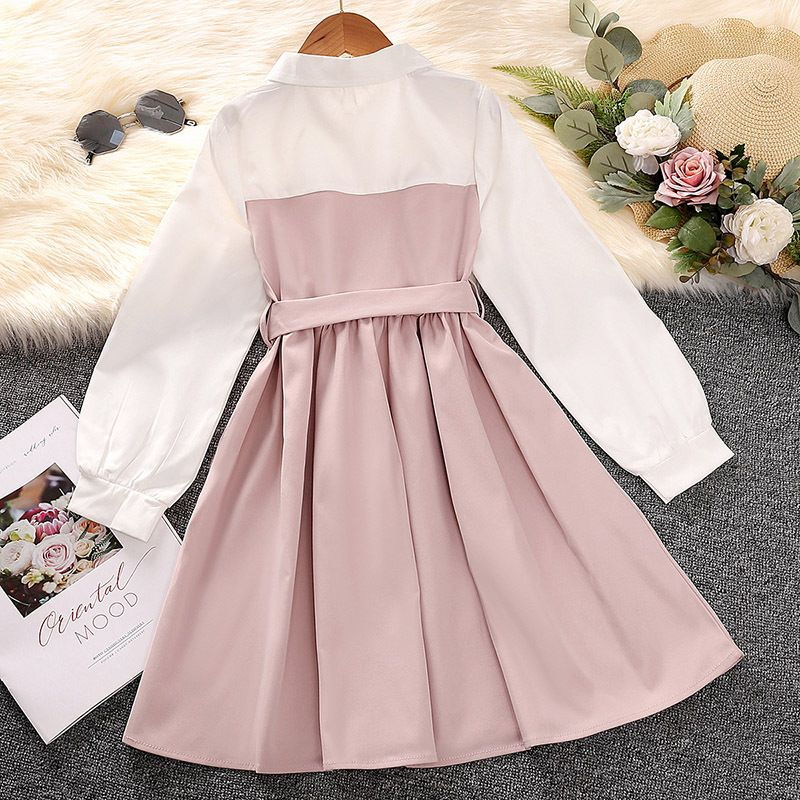 (LOLI-JKT) BD-422 DRESS DUSTY KEMEJA BLOUSE  FREE BELT SIZE 90-140