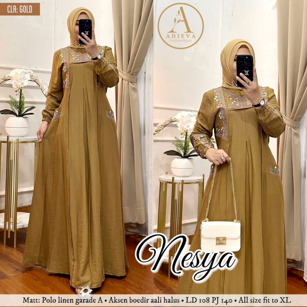 GAMIS DRESS NEW ARIVAL KEKINIAN NESYA ADIEVA