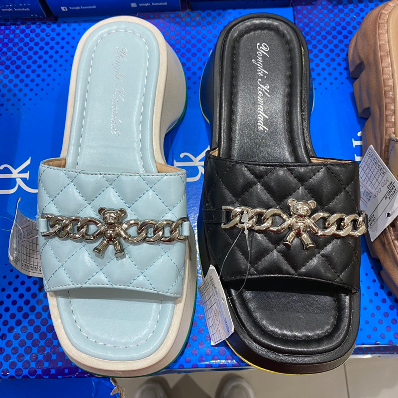 Yongki komaladi ladies sandal wedges wanita Terbaru