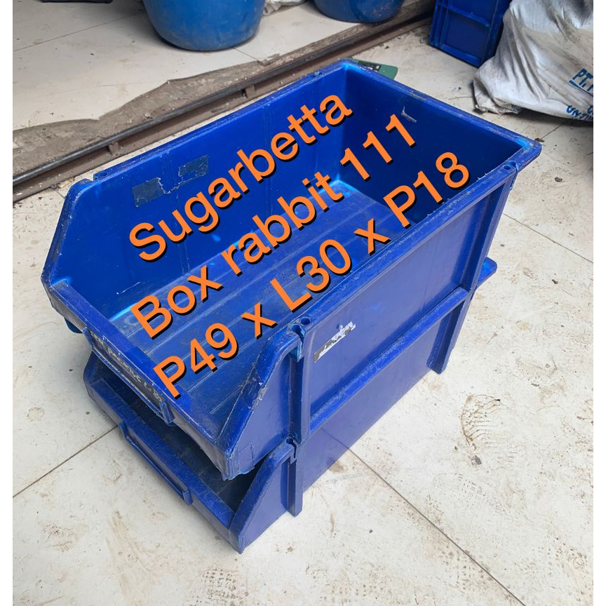 Box rabbit plastik 0111 bekas wadah perkakas serbaguna