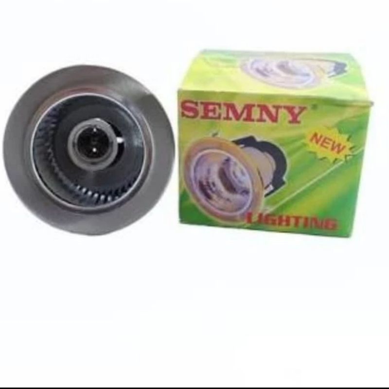 Downlight Semny 3 Inch E27 - Kap Lampu Downlight - Kap Lampu Atap Sorot (Warna : White, Satin & Sati