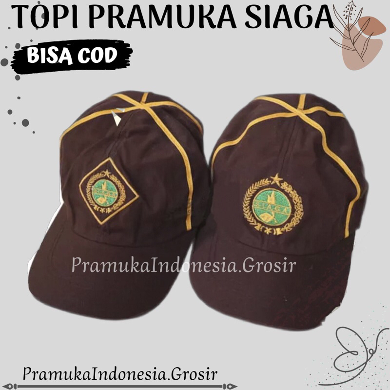 TOPI PRAMUKA SIAGA PUTRA PUTRI / TOPI PRAMUKA SD SIAGA PUTRA PUTRI