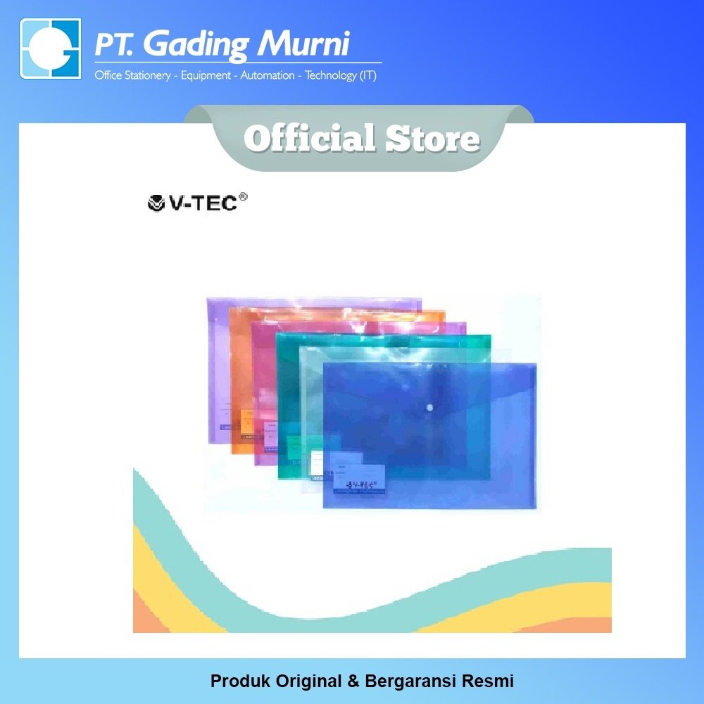 

V-TEC MAP FILE TRANSPARAN VT.CB-209 FOLIO WARNA CAMPUR