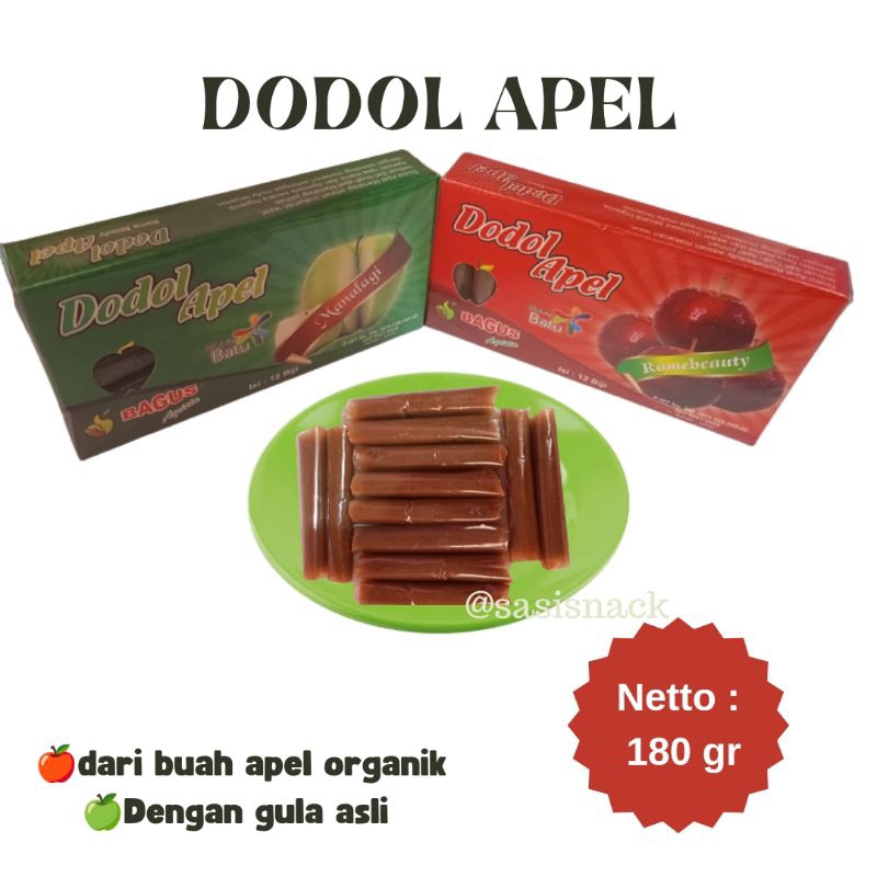 Dodol Buah Apel Istimewa Isi 12