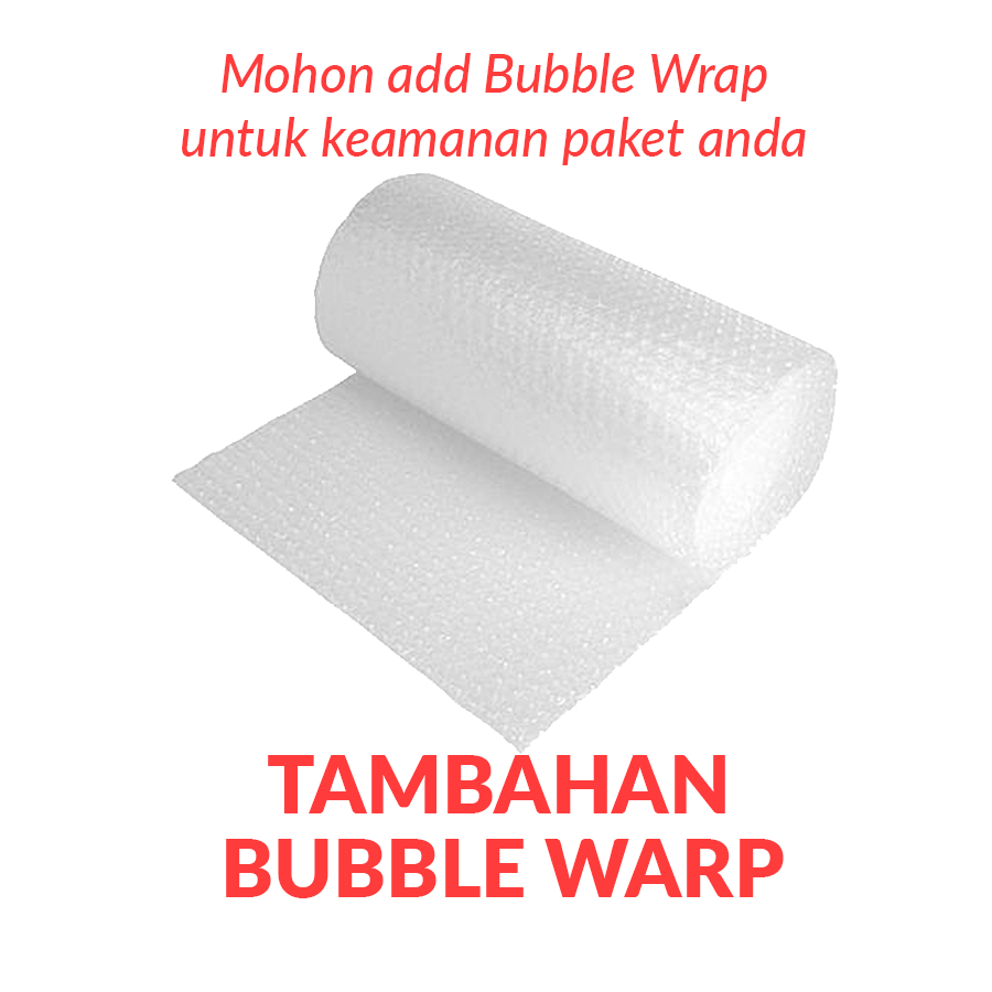 

Lebih Aman!! Ekstra Bubble Wrap / Tambahan Bubble Wrap