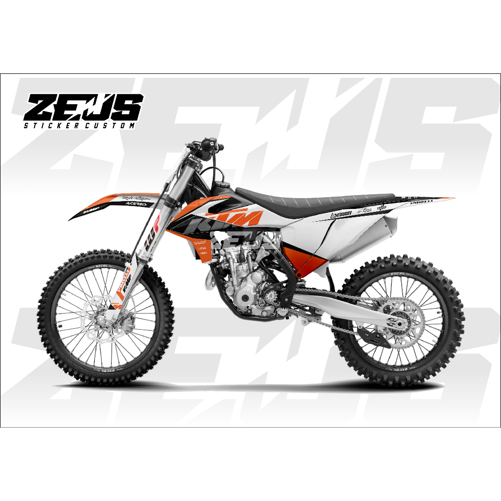 Decal Sticker - Stiker Dekal Ktm 250 2019 Zeus SC6