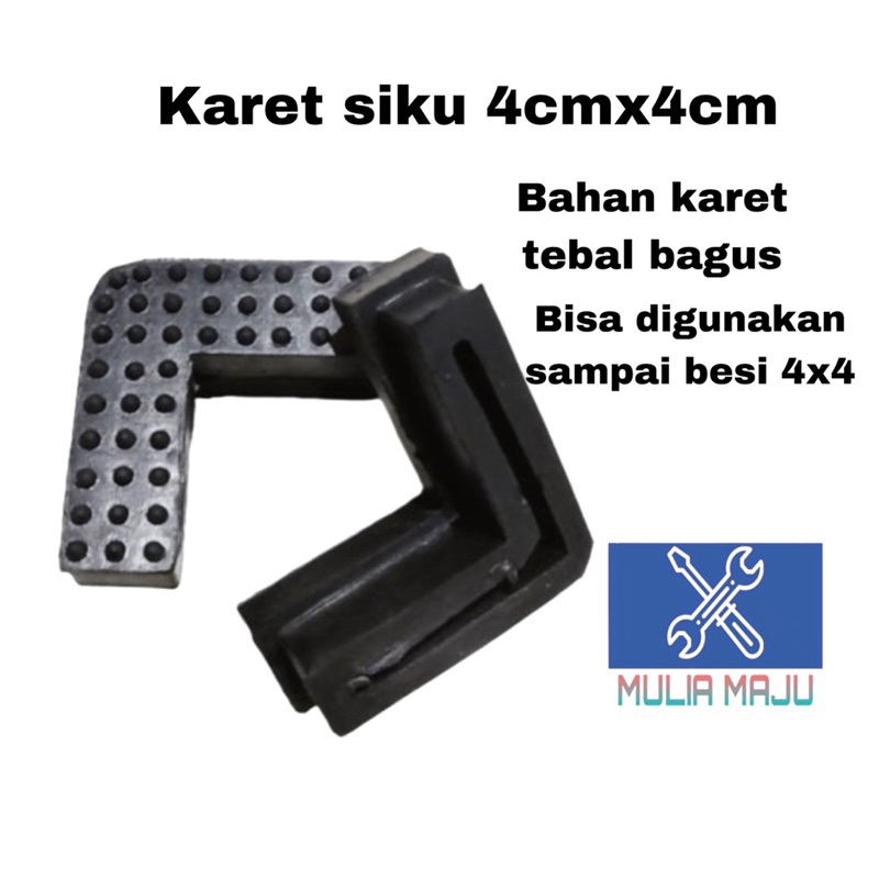 KAKI KARET SIKU LUBANG 4x4