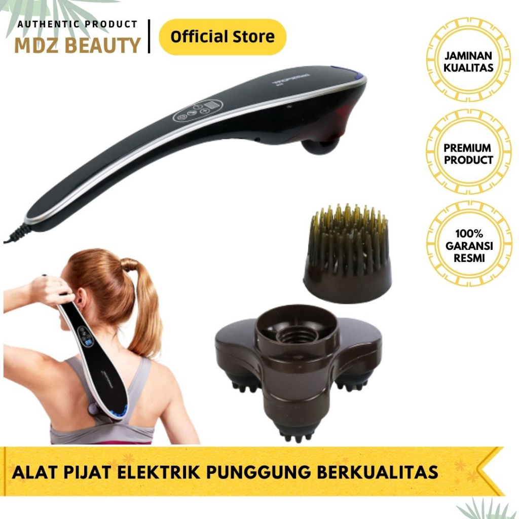 Alat Pijat Elektrik Punggung Shiatsu Infrared Massager Original Taff - Alat Pijat Getar Punggung Rel