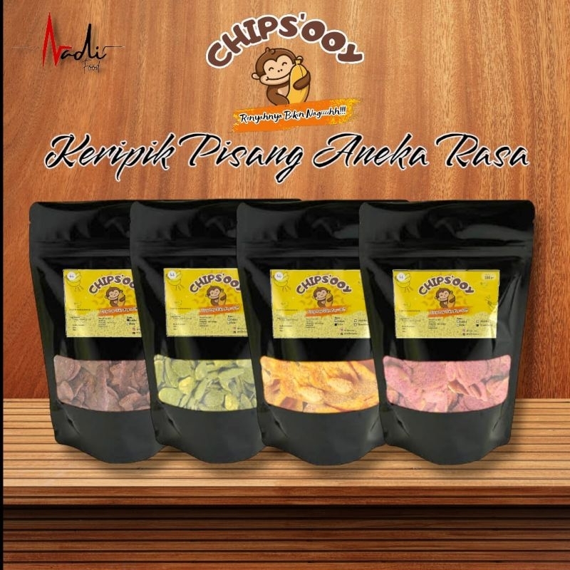 

KERIPIK PISANG RASA COKLAT CHIPSOOY