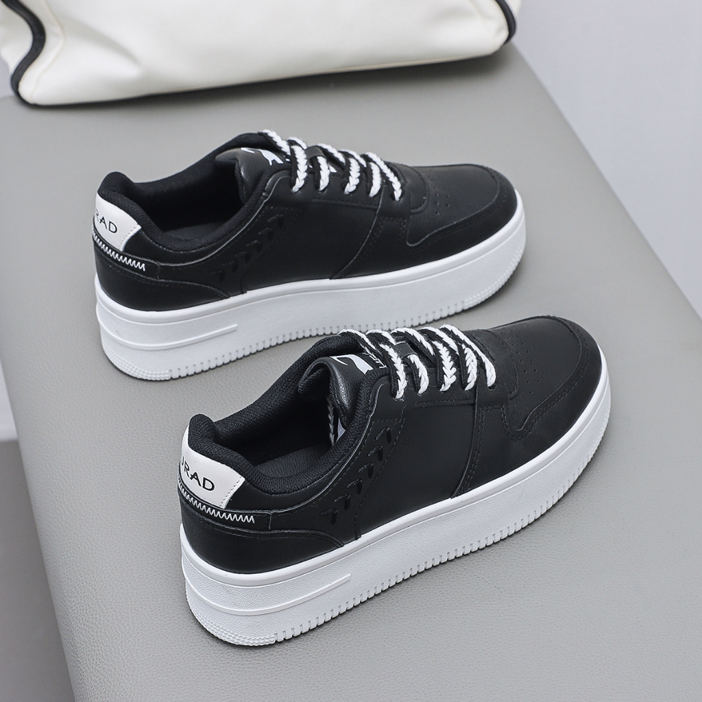 LURAD Q166 Sepatu Putih Sepatu Hitam Sepatu Wanita Sepatu Cewek Sepatu Model Cantik Fashionable Trandy Sepatu Import Sepatu Kece