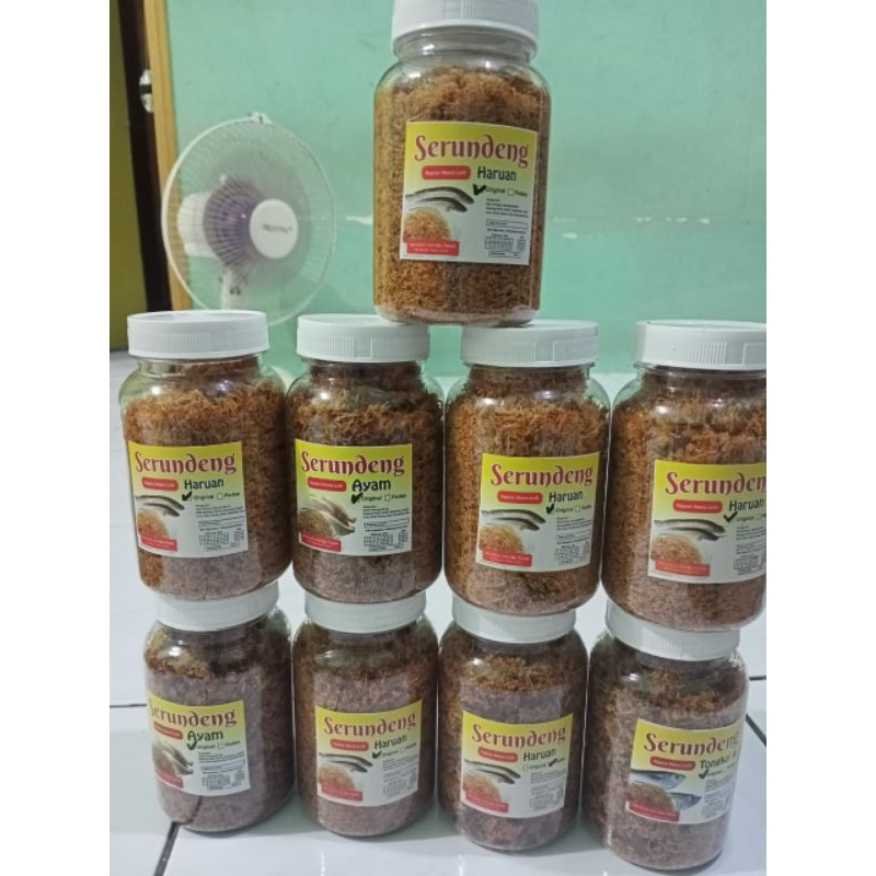 

SERUNDENG IKAN TONGKOL/IKAN HARUAN/AYAM HomeMade