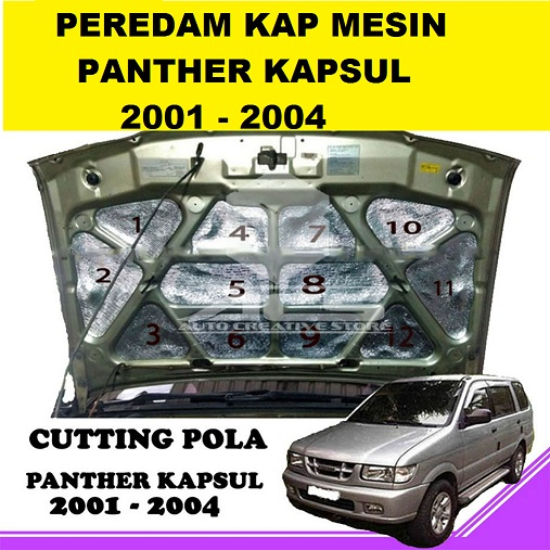 Peredam panas kap mesin mobil PANTHER KAPSUL