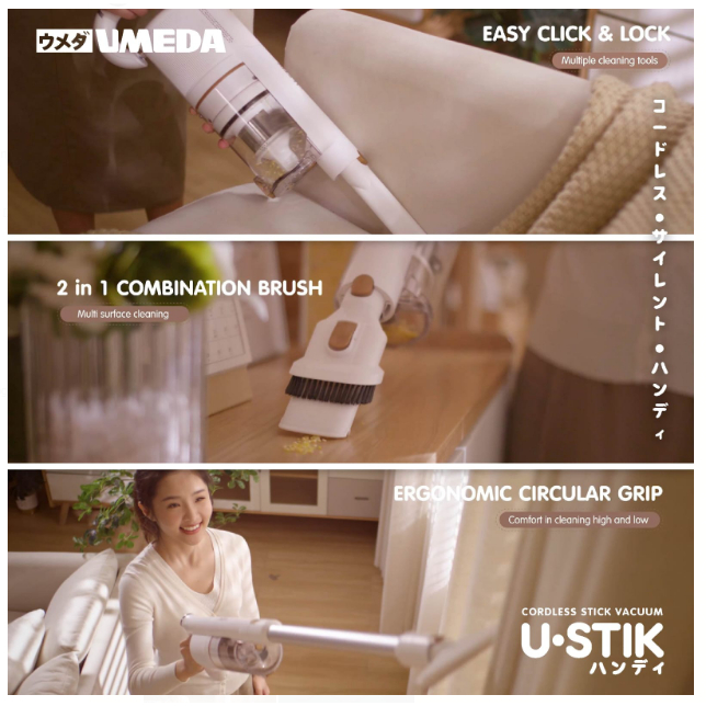 Umeda Vacuum Cleaner U Stik Cordless