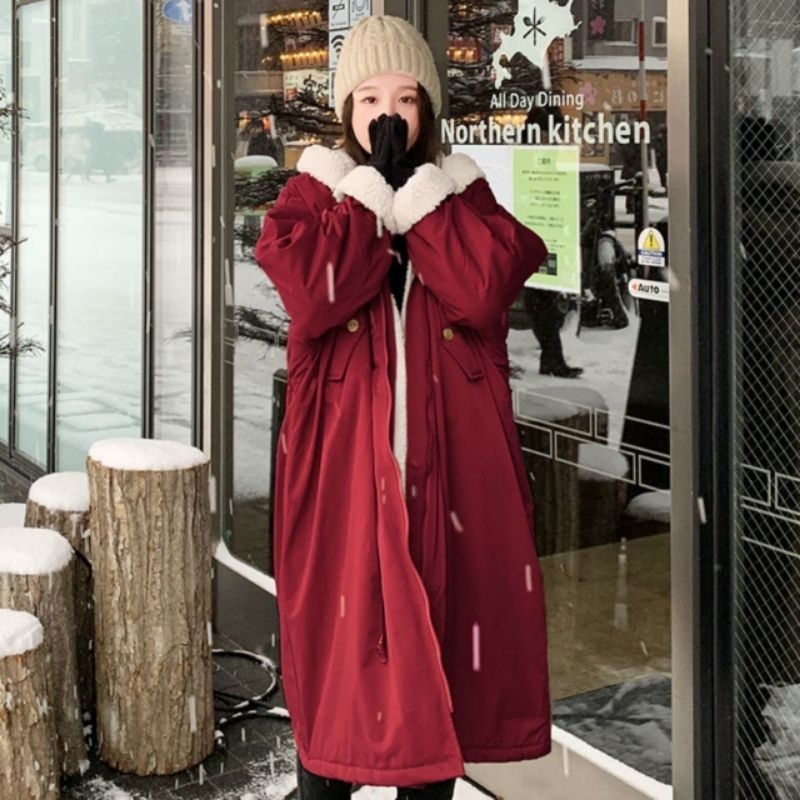 jaket mantel wanita/ coat wanita/ jaket panjang wanita korea/ jaket tebal wanita/ jaket musim dingin