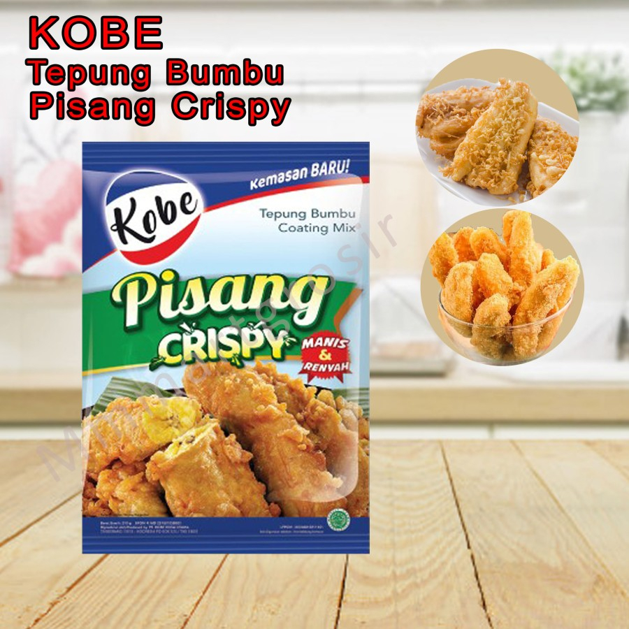 

Kobe / Tepung pisang goreng / Pisang crispy / 200g