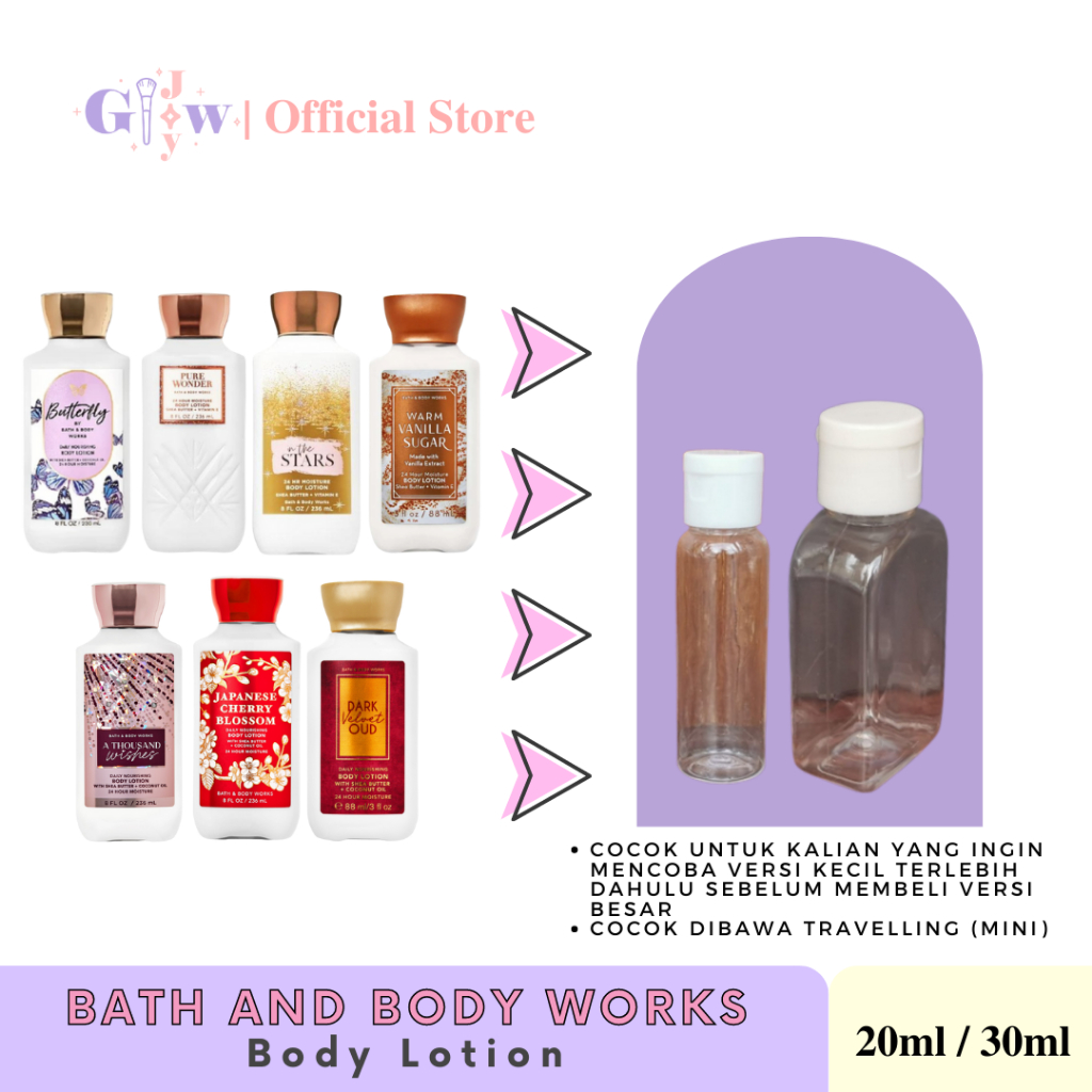 [SHARE IN JAR] BATH AND BODY WORKS body lotion daily nourishing with sea butter + coconut oil 24 hour moisture perawatan kecantikan tubuh badan body cream butter mencerahkan original asli ori murah termurah pelembab botol bottle decant parfum bbw