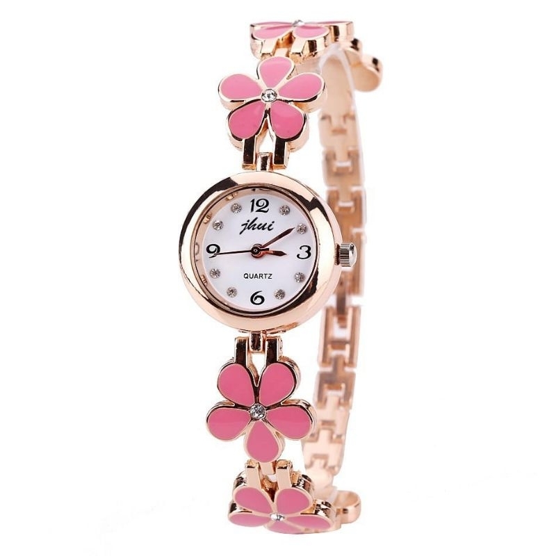 Medan Termurah Korean style Jam tangan wanita import Cantik unik Flower